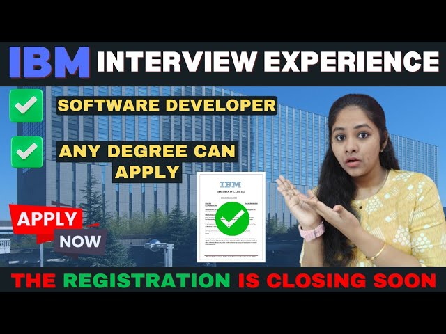 IBM Interview Process 2024 Explained 🚀🔥 | IBM Recruitment 2024 | Software Developer💥 | IT Jobs