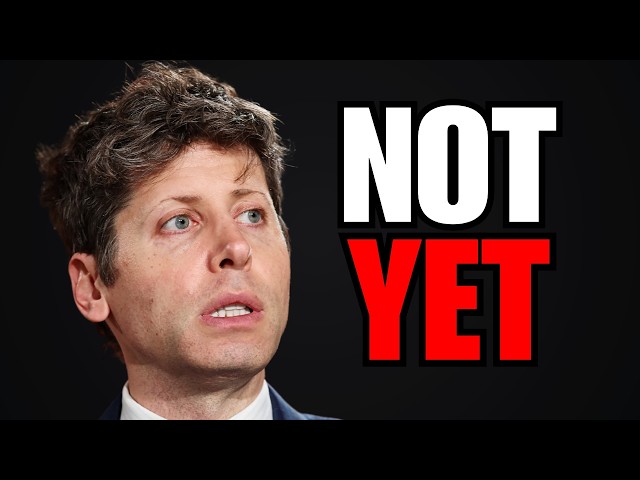 Sam Altman Just Admitted He Was Wrong About AI…