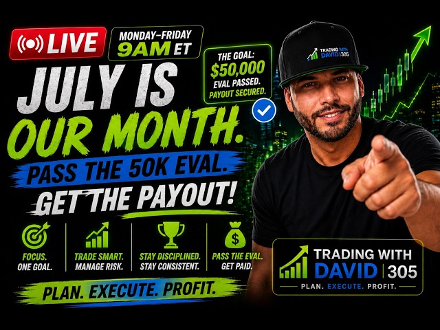 10 Day Winstreak!! |LIVE NASDAQ Futures Trading | NyOpen | Trading With David | 305