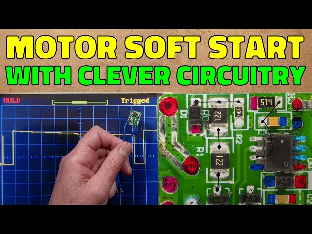Clever soft-start module for AC power tool motors