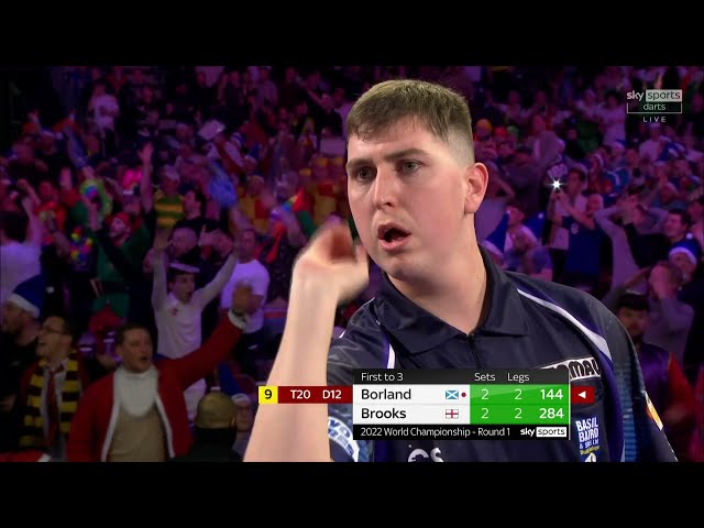 NINE DARTER! | WILLIE BORLAND STRIKES PERFECTION AT ALLY PALLY!