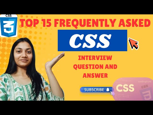 Top 15 CSS Interview Questions and Answers | Frontend Interview #html #css #javascript #reactjs #tcs