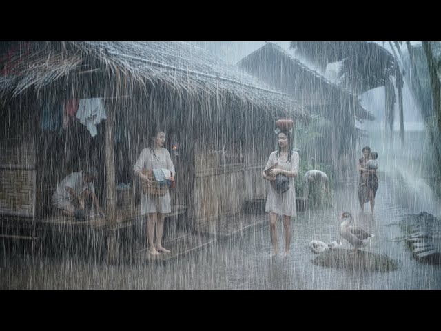 I'M ACTUALLY SCARED..!! Super heavy rain and thunderstorms hit Indonesia | Overcome Insomnia