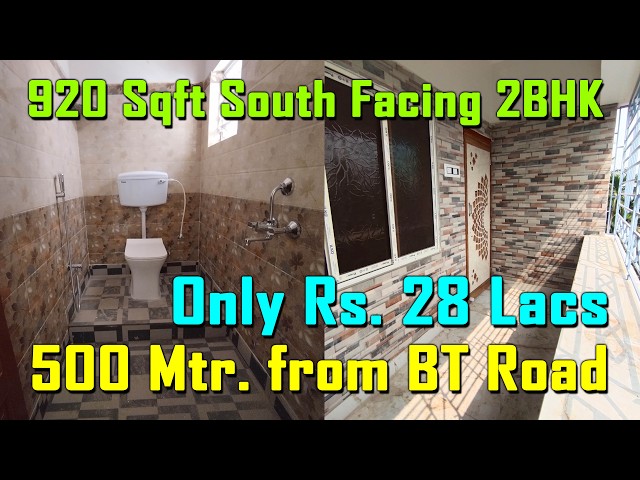 South Facing 920 Sqft New 2BHK Only 28 Lacs | 500 Mtr. from Six Lane BT Road | RERA Approved Project