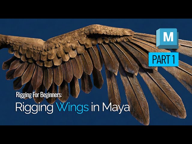 Rigging Wing in Maya | Part 1 – Skeleton & Bind