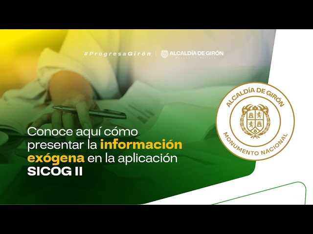 TUTORIAL EXÓGENA
