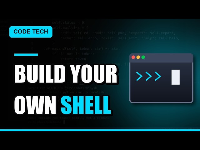 Build Your Own Shell From Scratch in Python