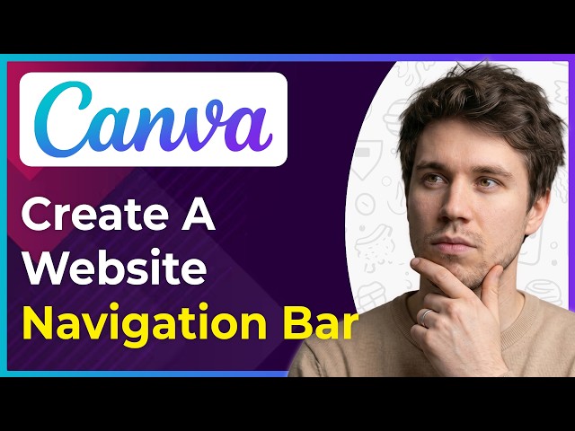 How to Create a Website Navigation Bar in Canva (Step-By-Step) [2026 guide]