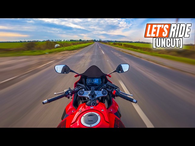 Quick Blast On The Honda CBR 650R | PURE SOUND | Akrapovic | POV [UNCUT] 009