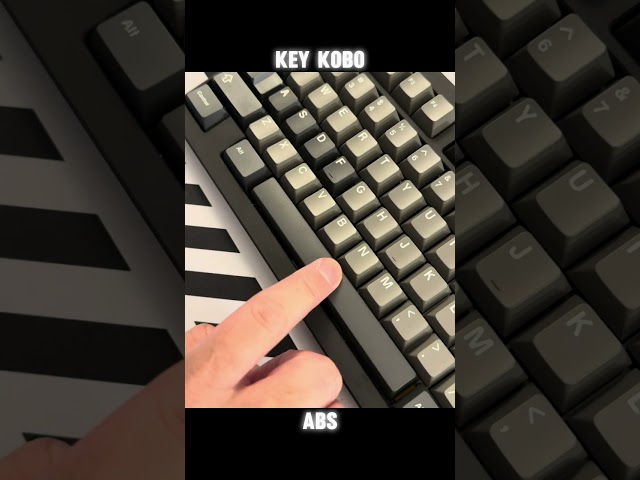 Keycap Comparison v2 #keyboard #mechanicalkeyboard #customkeyboard #keycaps #soundtest