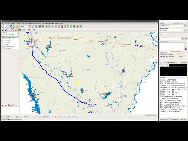 Street Atlas GIS Tutorial | Offline Routing & GPS Mapping in Simple GIS Client