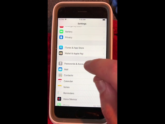 How To Change Exchange Email Password On iPhone