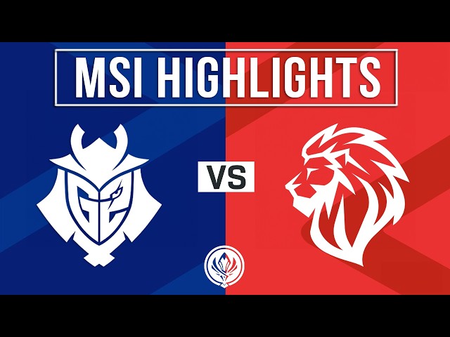 G2 vs LYON Highlights ALL GAMES | MSI 2026 Bracket Stage | G2 Esports vs LYON