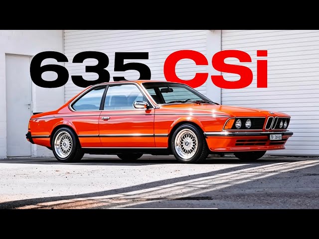 BMW E24 635 CSi on BBS RS | Swiss Alps Run 4K