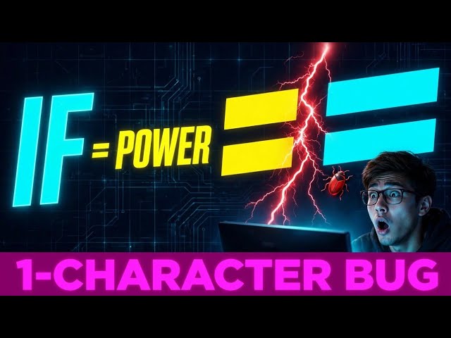 If / Else & Switch Explained in 3 Minutes (+ the = vs == Trap)