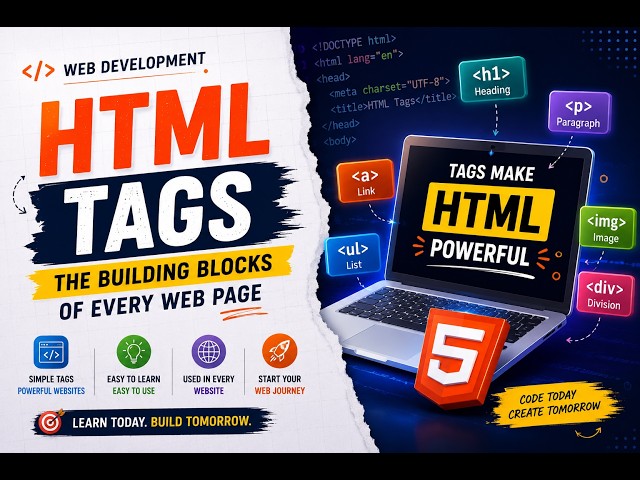 HTML Tags | Web technology | Unit 1 | 2nd sem | AKTU | MCA