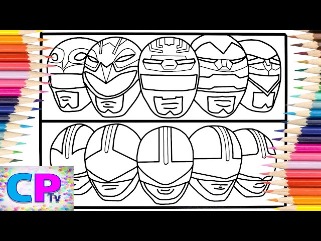Power Rangers Lost Galaxy and Power Rangers Time Force Coloring Pages/Coloring Pages Tv/NCS Music