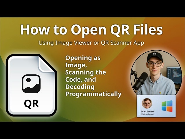 How to Open QR Files (QR Code Image)