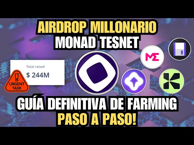 GUÍA COMPLETA Para Ganar criptomonedas en Airdrop de Monad Testnet!