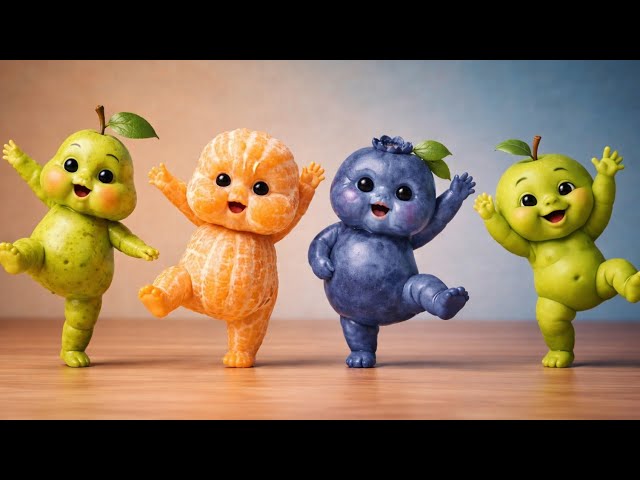 Cute Fruit Babies Dance Party | Oddly Satisfying AI