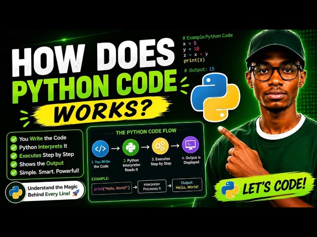 How Python Code Works Explained for Beginners 🐍 | From Code to Output