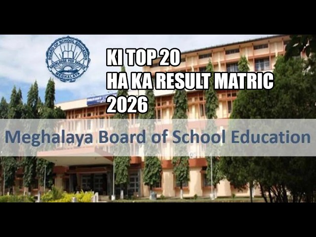 KI TOP 20 HA KA MATRIC EXAMINATION 2026