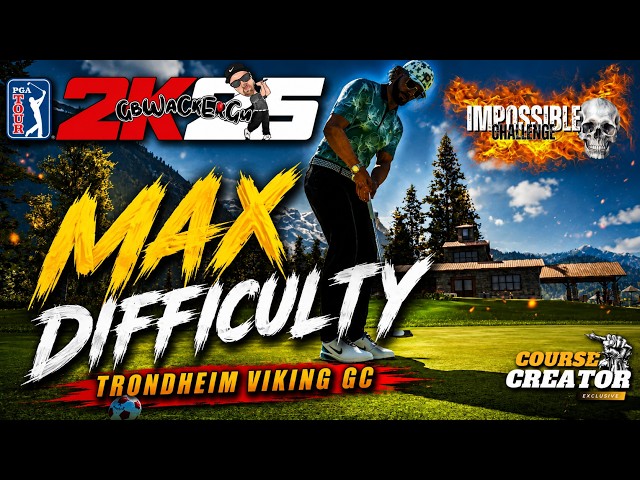 PGA Tour 2K25: The REAL Impossible Challenge at Trondheim Viking GC