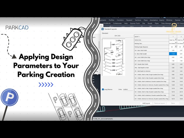 How to Apply Design Parameters to Your Parking Creation (Custom Code) ?