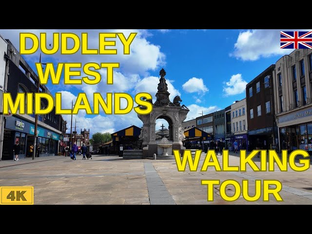 A Day in Dudley: Walking Tour | West Midlands | June 2024 | 4K
