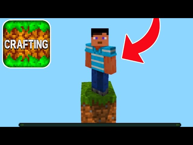 How To Play ONE BLOCK MAP in Crafting and Building 