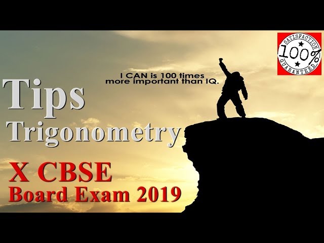 Class 10 Maths Chapter wise Important Questions of Trigonometry,rb classes