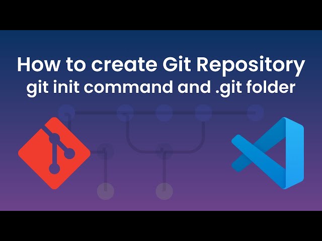 How to create a Git Repository | git init command | .git folder