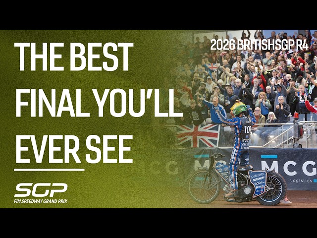 WHAT AN INSANE FINAL 🔥 | 2026 - BRITISHSGP R4 | FIM Speedway Grand Prix
