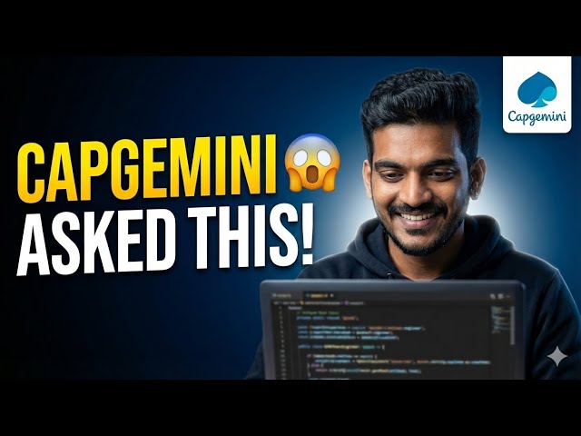 Capgemini Coding Round Java Questions with Solution | Recently Asked 🔥 (2026)
