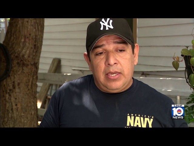 Padre de marinero de la Marina de EE. UU. detenido por ICE habla en exclusiva con Local 10 News t...