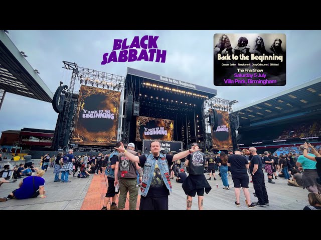 Back to the Beginning - Black Sabbath & Ozzy Osborne’s Final Show - Vlog & Highlights