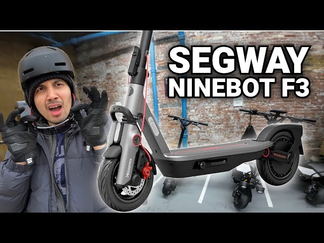 Electric Scooter Segway Ninebot F3 - Shocking Fast in NYC Streets