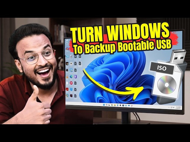 Turn Your Windows into a Backup BOOTABLE USB (Includes your apps and settings)