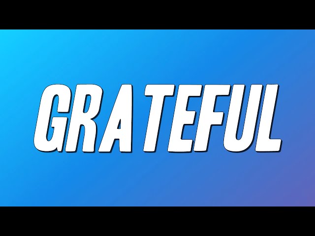 Hezekiah Walker, The Love Fellowship Choir - Grateful (Lyrics)