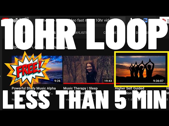 How To Loop Any Video For 10 Hours And Upload It To Youtube FAST And WORKING 2020 🔁
