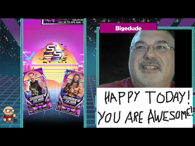 WWE SuperCard SummerSlam Rarity Freebie Ladder and Reactions to New Things!!