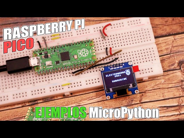 Raspberry Pi PICO | Getting Started with MicroPython + Examples | I2C OLED, ADC, PWM