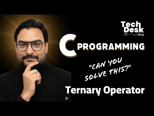 C Programming Full Course in Hindi | Operators in C- 8  |  Day 46 | By Deepraj Jangid Sir