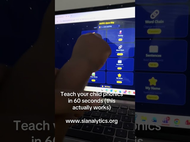 Teach your child phonics in 60 seconds by learning to code with @SIAnalyticsLab #kidscancode #fyp
