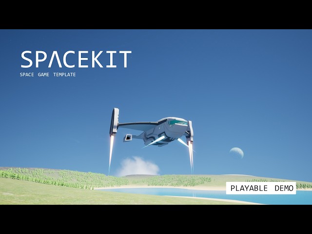 Unreal Engine 5 Space Game Template — Spacewalk, Fly Planet to Planet, Land, Explore | SpaceKit