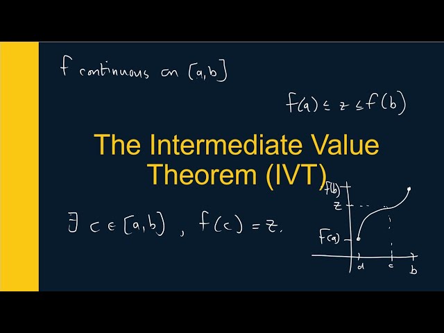 Intermediate Value Theorem