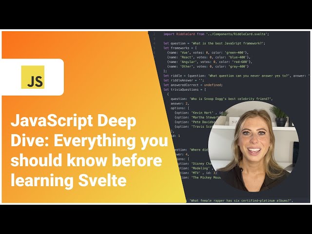 JavaScript Deep Dive: Everything you should know before learning Svelte