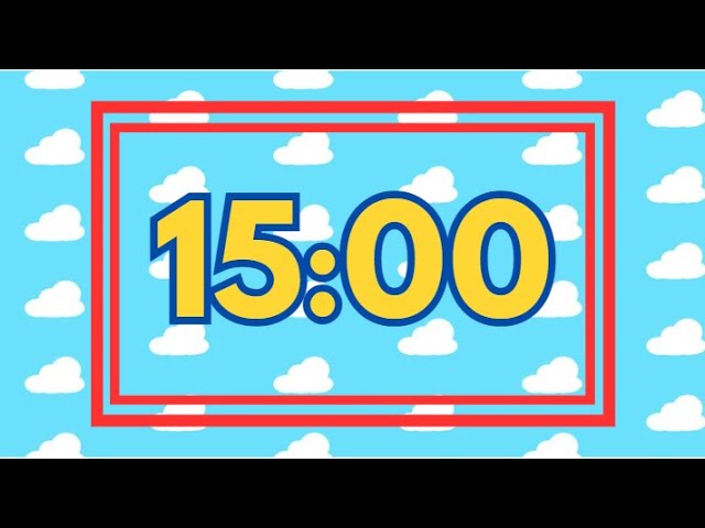 🧸 15-Minute Toy Story–Style Countdown Timer | Pixar-Inspired Classroom Visual Timer for Kids 🧸