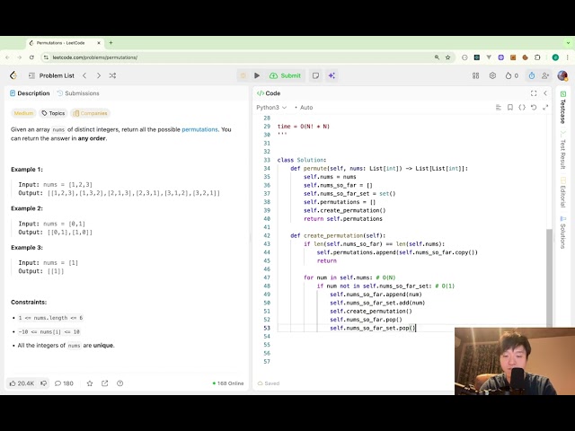 Permutations (LeetCode)