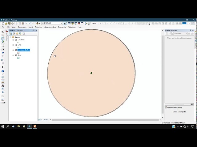 Create Buffer using ArcGIS - ArcGIS for Beginners